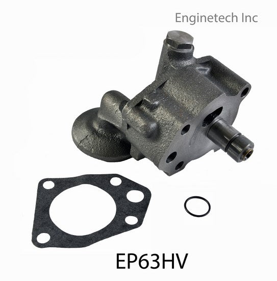 Enginetech EP63HV Engine Oil Pump with Gasket – High Volume Gear Pump for Domestic and Import Engines