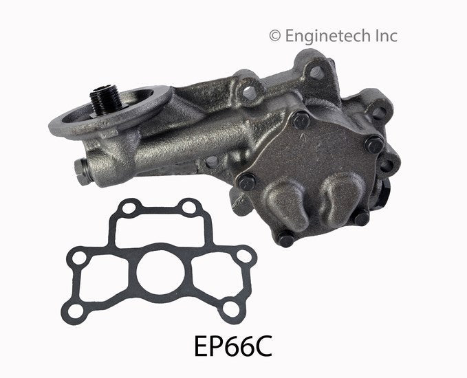 Enginetech EP66C Engine Oil Pump with Gasket for Dodge and Plymouth Vehicles