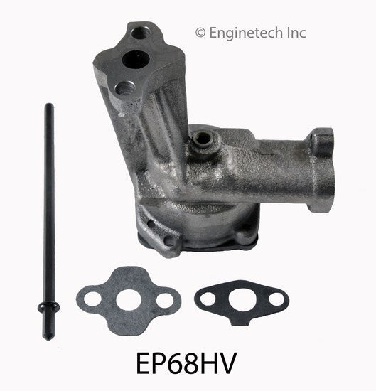 Enginetech EP68HV Engine Oil Pump with Gasket – High Volume Gear Oil Pump for Domestic & Import Engines