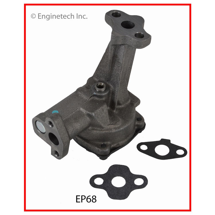 Enginetech EP68 Engine Oil Pump with Gasket for Domestic and Import Engines