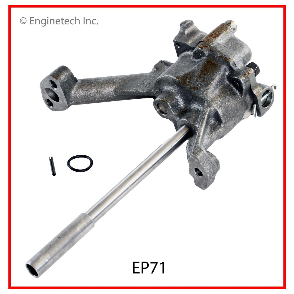 Enginetech EP71 Engine Oil Pump with Gasket for Domestic and Import Engines