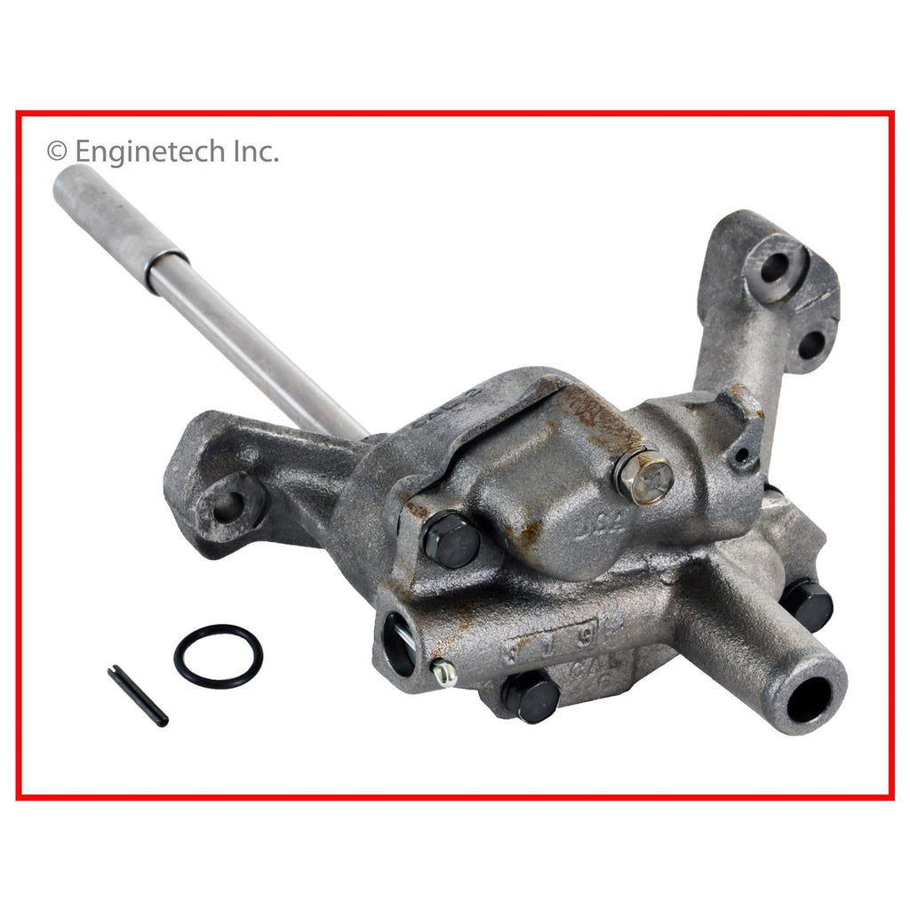 Enginetech EP71 Engine Oil Pump with Gasket for Domestic and Import Engines