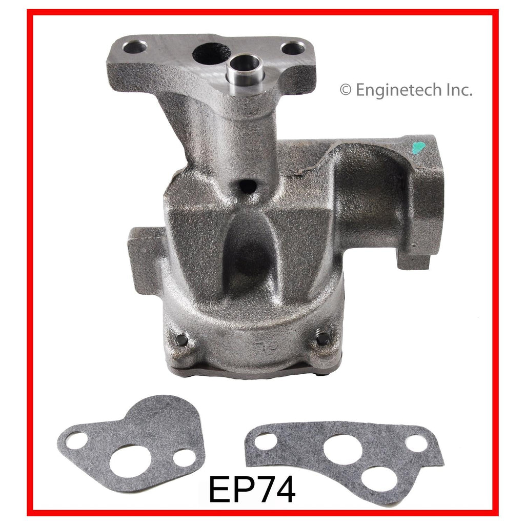 Enginetech EP74 Engine Oil Pump with Gasket for Domestic and Import Engines