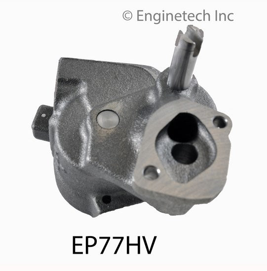 Enginetech EP77HV Engine Oil Pump with Gasket – High Volume Gear Oil Pump for Domestic and Import Engines