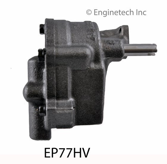 Enginetech EP77HV Engine Oil Pump with Gasket – High Volume Gear Oil Pump for Domestic and Import Engines