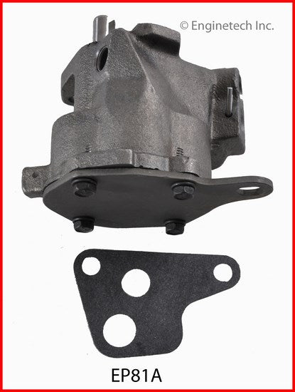 Enginetech EP81A Engine Oil Pump with Gasket for Jeep and Dodge Vehicles