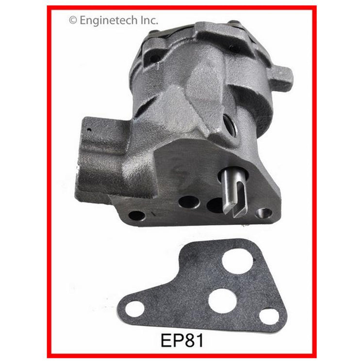 Enginetech EP81 Engine Oil Pump with Gasket for Classic American Motors and Jeep Vehicles