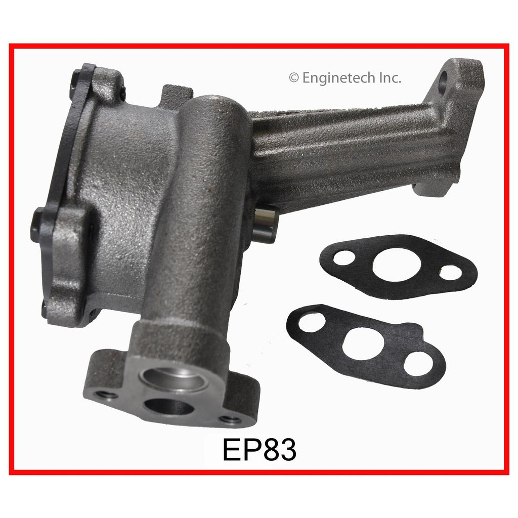 Enginetech Engine Oil Pump with Gasket - Part EP83 for Domestic and Import Engines