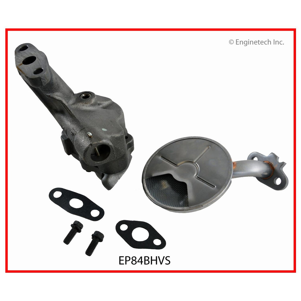 Enginetech EP84BHVS Engine Oil Pump with Gasket for Ford F-Series and Custom Models