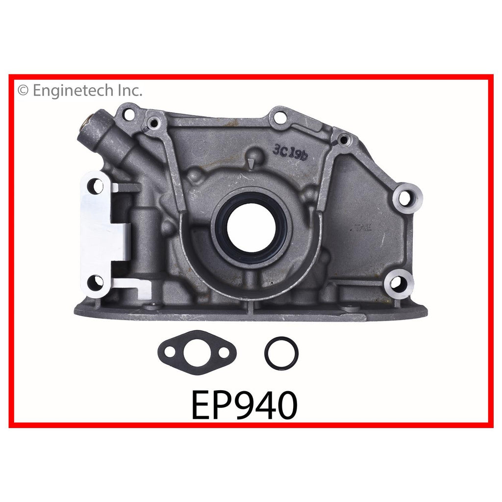 Enginetech EP940 Engine Oil Pump with Gasket for Mazda 626 (1983-1987)