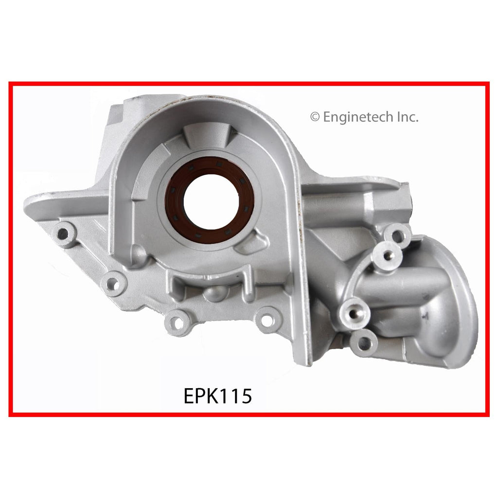 Enginetech EPK115 Engine Oil Pump with Gasket - Pressure King Brand for Ford Escort and Focus