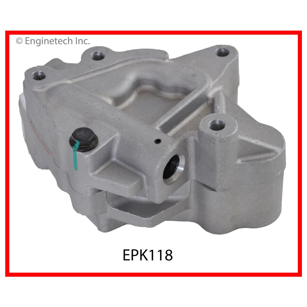 Enginetech EPK118 Engine Oil Pump with Gasket for Buick and Chevrolet Models