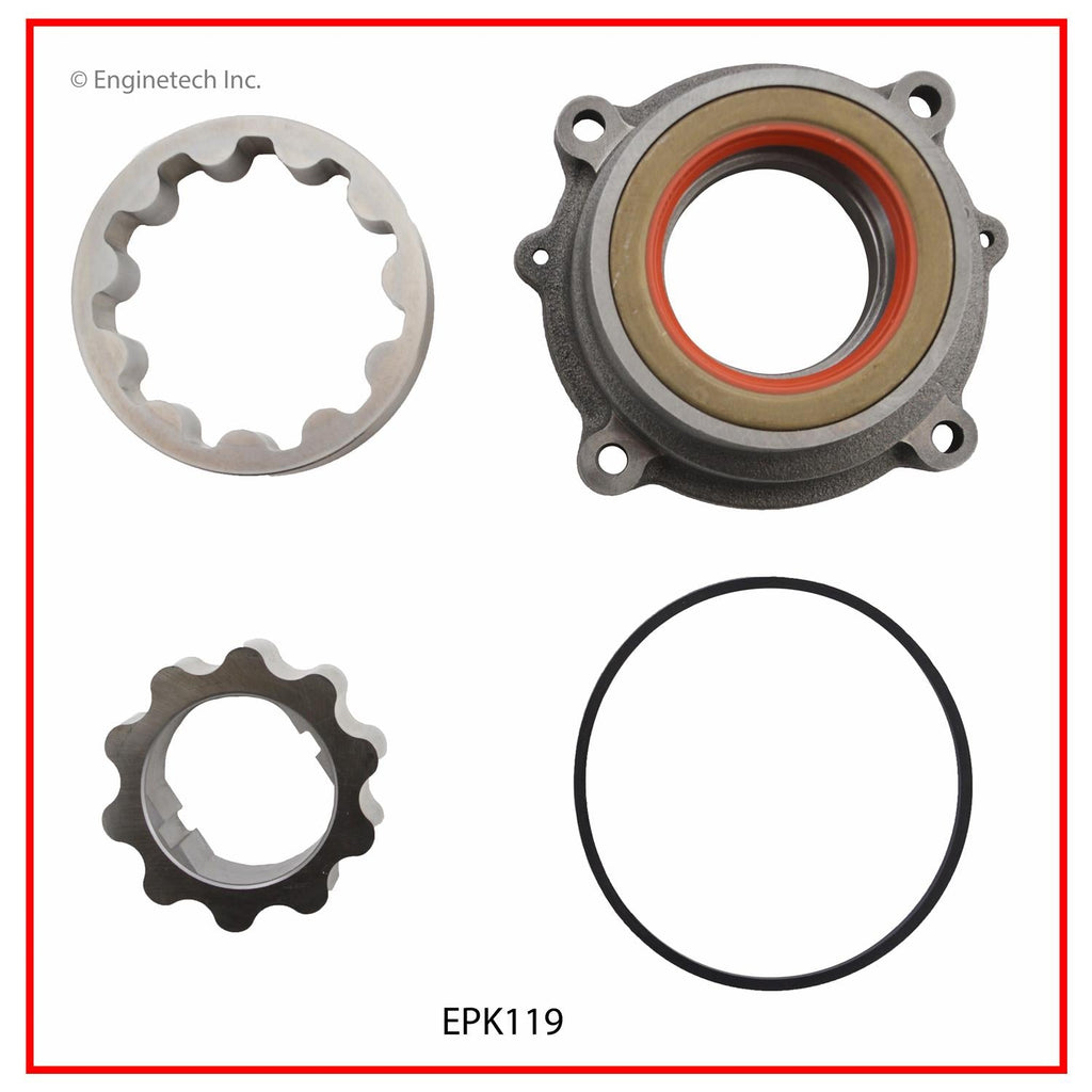 Enginetech EPK119 Engine Oil Pump with Gasket – Pressure King Brand for Domestic and Import Engines