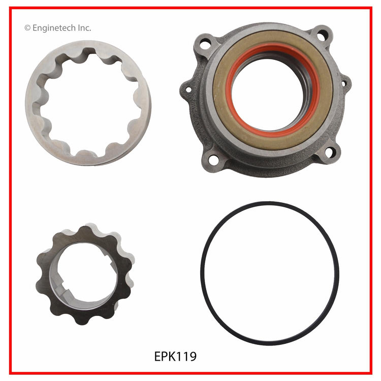 Enginetech EPK119 Engine Oil Pump with Gasket – Pressure King Brand for Domestic and Import Engines
