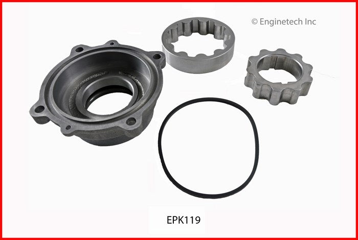 Enginetech EPK119 Engine Oil Pump with Gasket – Pressure King Brand for Domestic and Import Engines