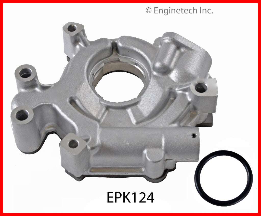 Enginetech EPK124 Engine Oil Pump with Gasket – Pressure King Brand for Chrysler, Dodge, Jeep Models