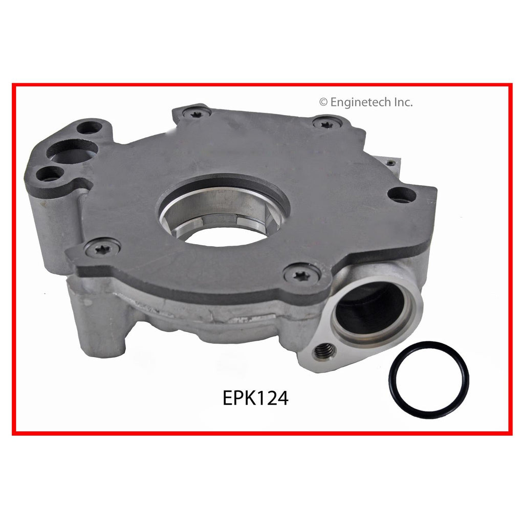 Enginetech EPK124 Engine Oil Pump with Gasket – Pressure King Brand for Chrysler, Dodge, Jeep Models