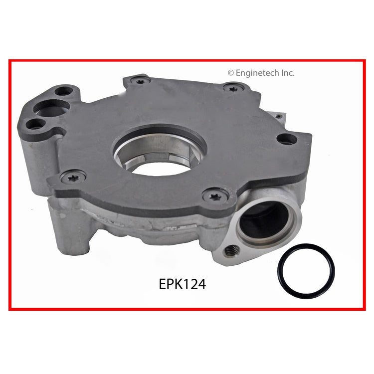 Enginetech EPK124 Engine Oil Pump with Gasket – Pressure King Brand for Chrysler, Dodge, Jeep Models