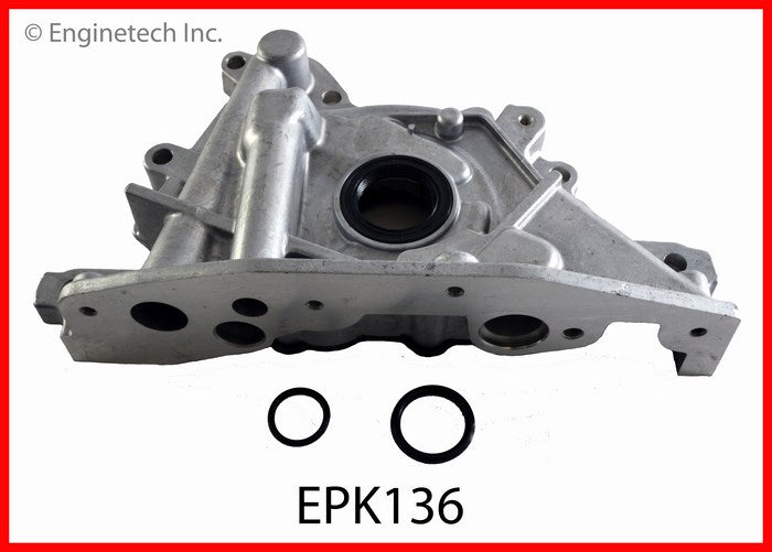 Enginetech Pressure King Engine Oil Pump with Gasket for Chrysler and Dodge Vehicles