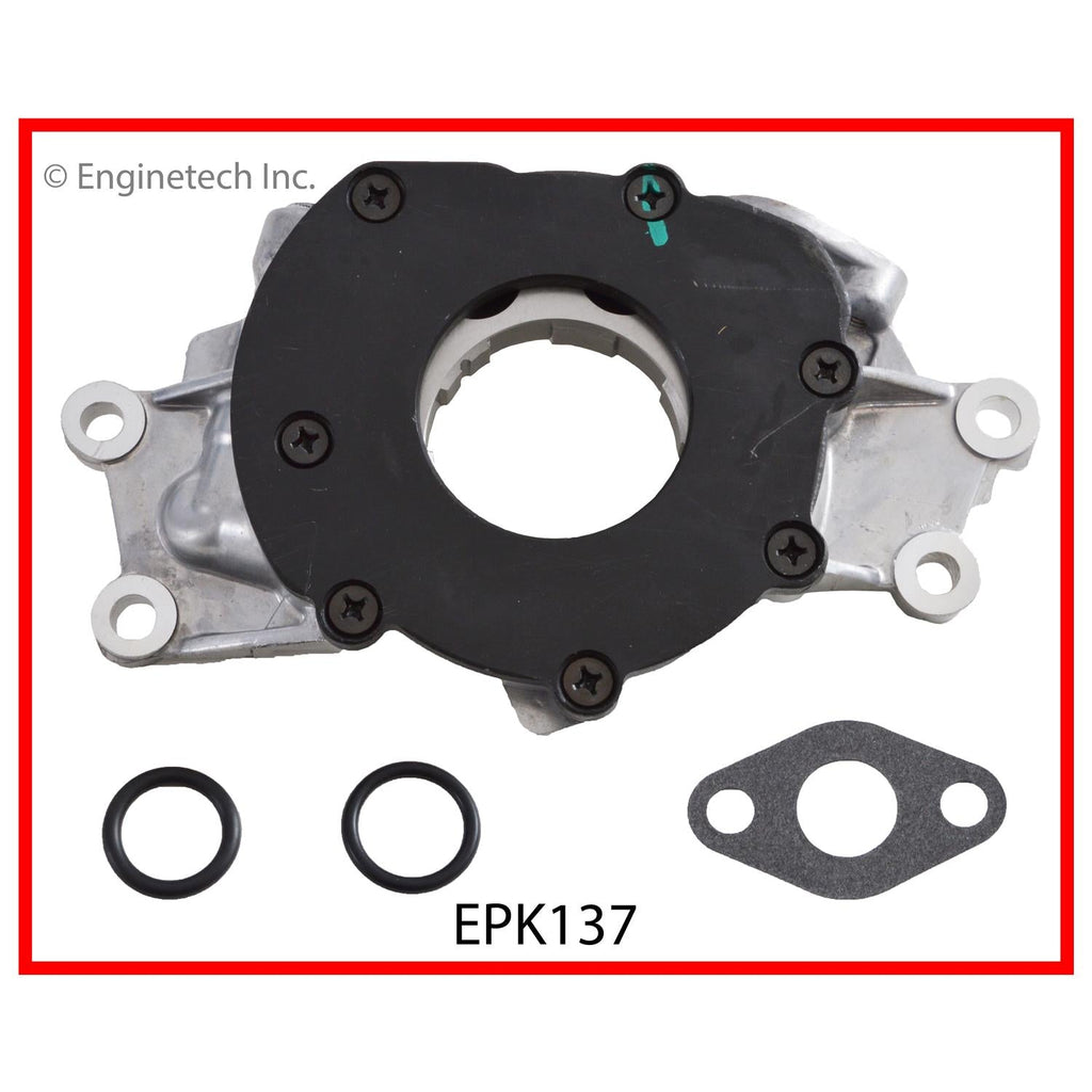 Enginetech EPK137 Engine Oil Pump with Gasket for Chevrolet, Cadillac, GMC 2012 Models