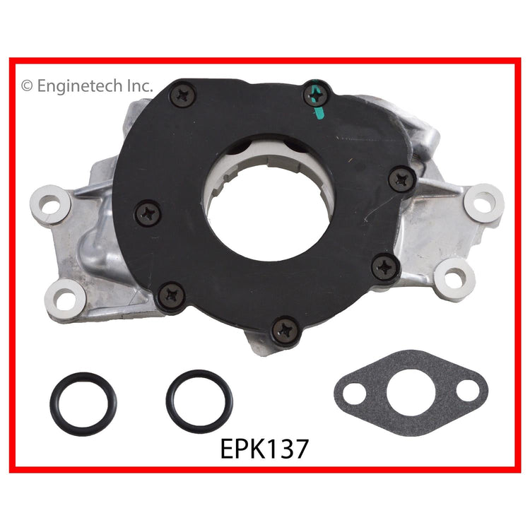 Enginetech EPK137 Engine Oil Pump with Gasket for Chevrolet, Cadillac, GMC 2012 Models