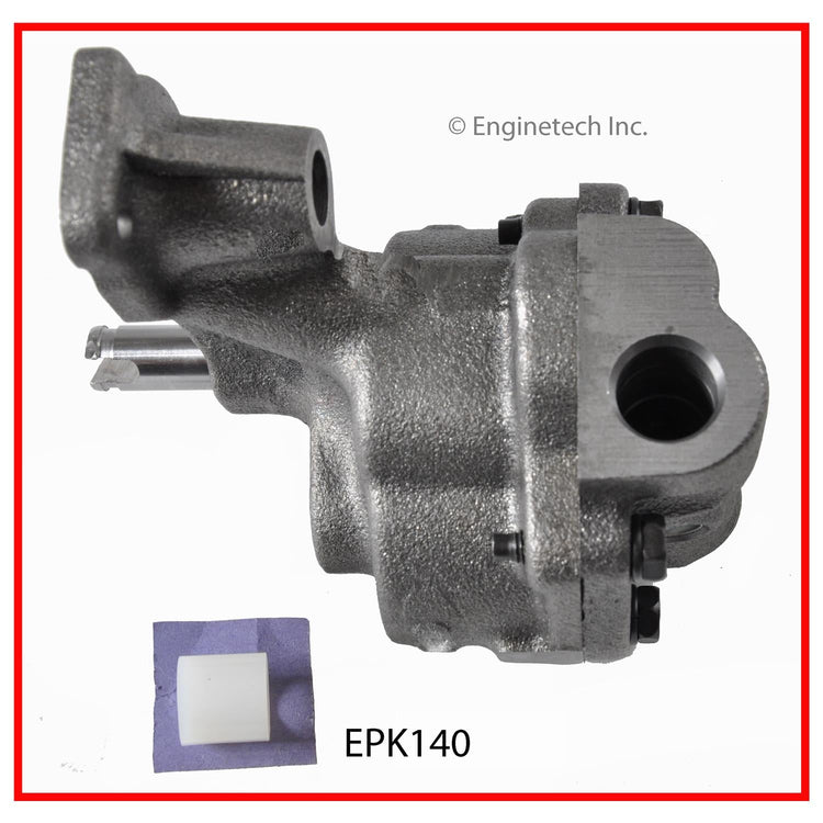 Enginetech Pressure King EPK140 Engine Oil Pump with Gasket for Domestic and Import Engines
