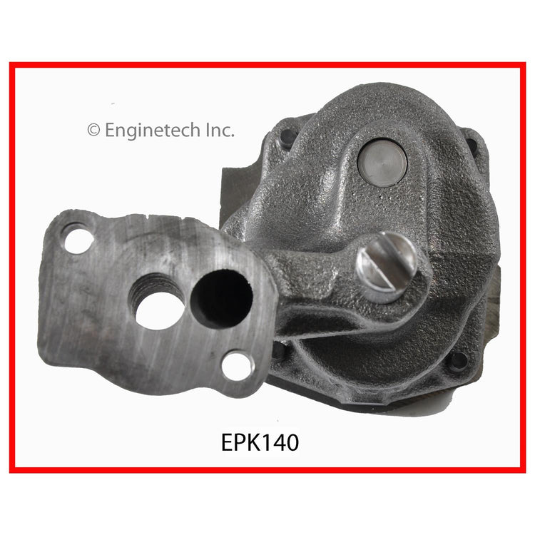 Enginetech Pressure King EPK140 Engine Oil Pump with Gasket for Domestic and Import Engines
