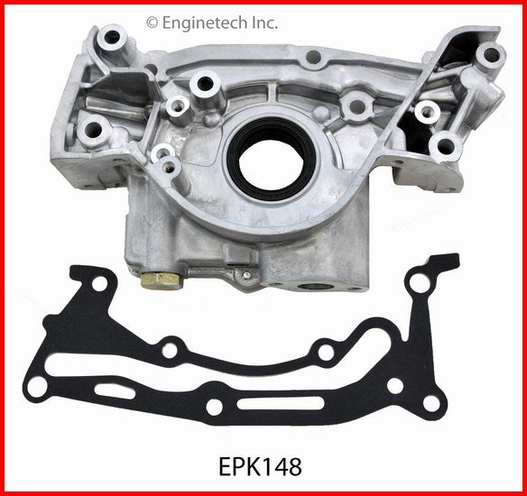 Enginetech EPK148 Engine Oil Pump with Gasket for Dodge and Mitsubishi Vehicles