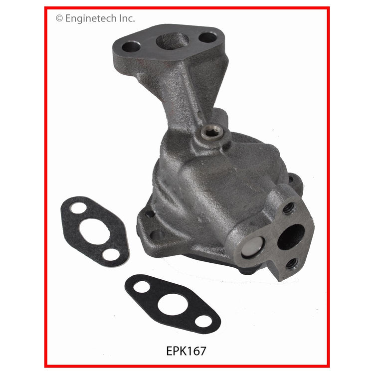 Enginetech EPK167 Engine Oil Pump with Gasket for Ford Trucks and F-100 Models