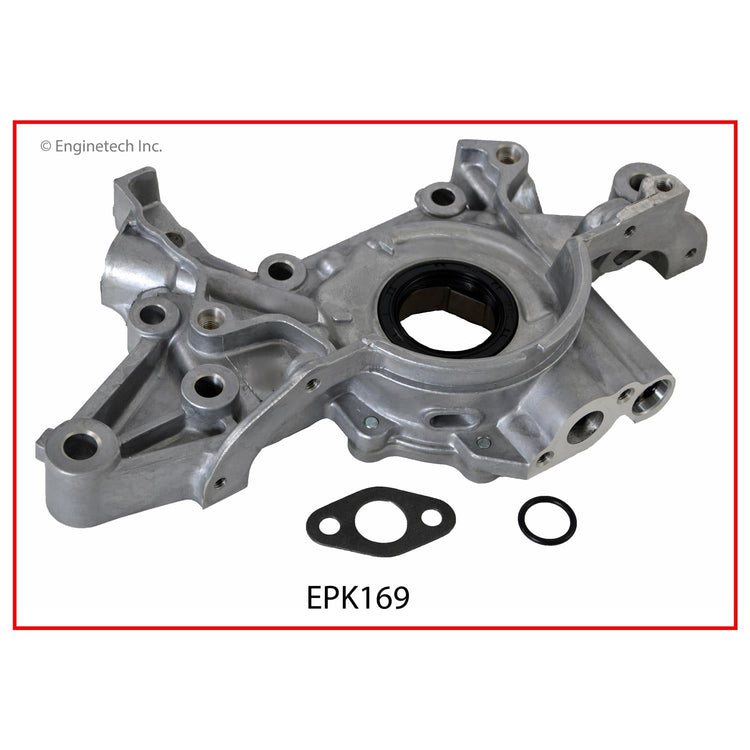 Enginetech Pressure King Engine Oil Pump with Gasket for Mazda Protege (2002-2003)