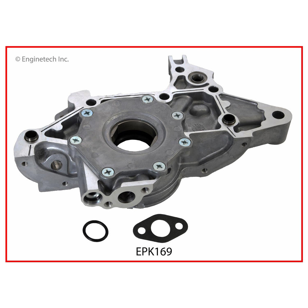 Enginetech Pressure King Engine Oil Pump with Gasket for Mazda Protege (2002-2003)