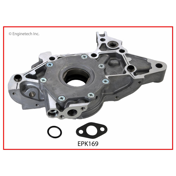 Enginetech Pressure King Engine Oil Pump with Gasket for Mazda Protege (2002-2003)