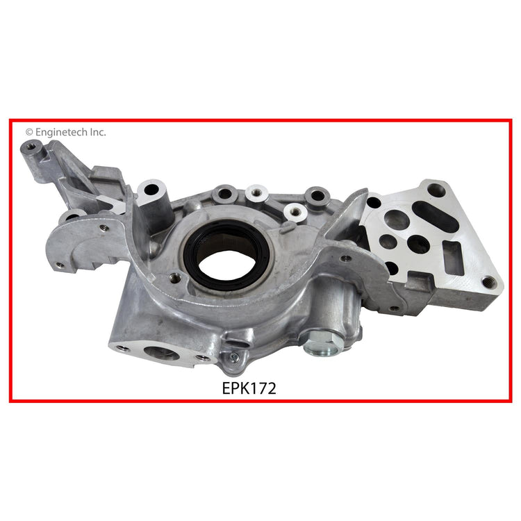 Enginetech Pressure King Engine Oil Pump with Gasket for Mitsubishi Vehicles (Part EPK172)
