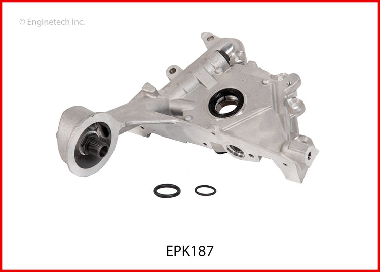 Enginetech Pressure King Engine Oil Pump with Gasket – Part EPK187 for Chrysler, Dodge, Plymouth