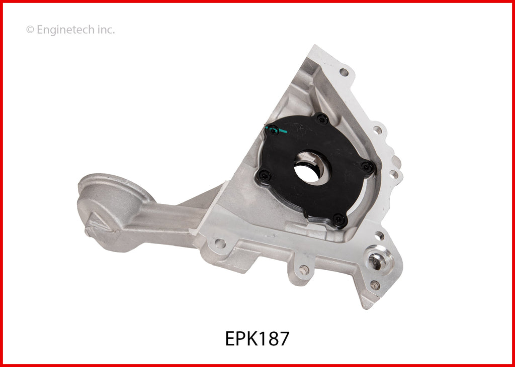 Enginetech Pressure King Engine Oil Pump with Gasket – Part EPK187 for Chrysler, Dodge, Plymouth