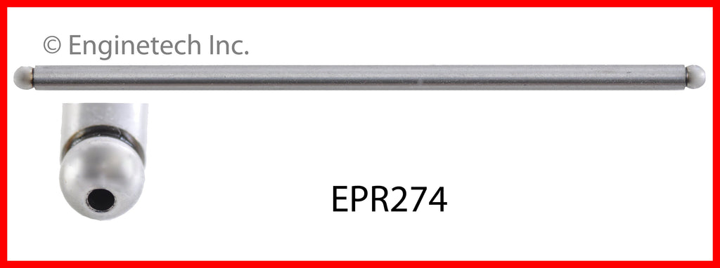 Enginetech Engine Push Rod 4 Pack for 1970-1973 Ford Custom and F-100