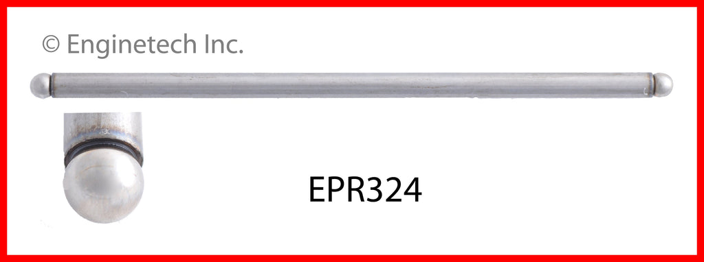 Enginetech EPR324 Engine Push Rod 4 Pack for Domestic and Import Engines