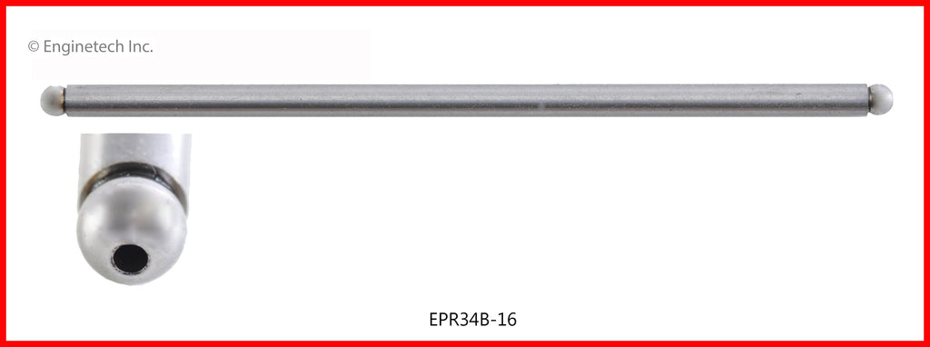 Enginetech EPR34B-16 Engine Push Rod Pack – High-Quality 16 Pack for Domestic and Import Engines