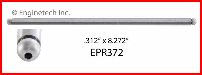 Enginetech EPR372 Engine Push Rod 4 Pack for Buick Century and Skylark (1987-1992)