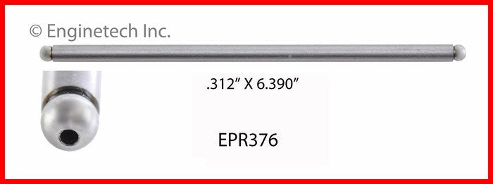 Enginetech EPR376 Engine Push Rod 4 Pack for Buick and Chevrolet Models
