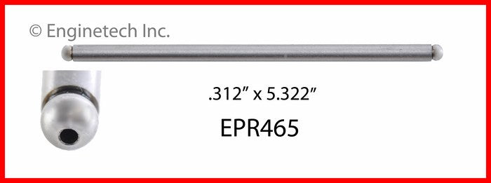 Enginetech EPR465 Engine Push Rod Set for Mazda B3000 and Ford Aerostar, Ranger (4 Pack)