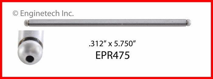 Enginetech EPR475 Engine Push Rod - 4 Pack for Buick, Chevrolet, Oldsmobile, Pontiac 2004 Models
