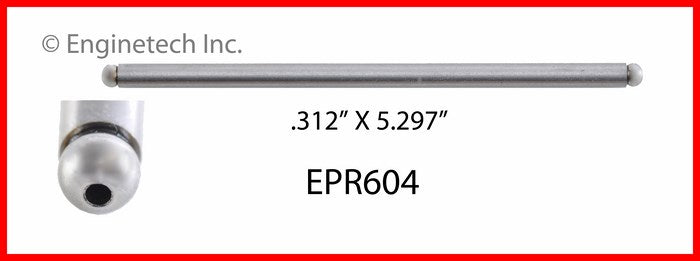 Enginetech EPR604 Engine Push Rod Set for Mazda B3000 and Ford Ranger