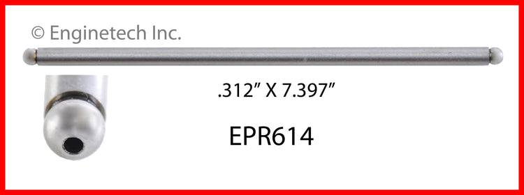 Enginetech EPR614-100 Engine Push Rod 100 Pack for Domestic and Import Engines