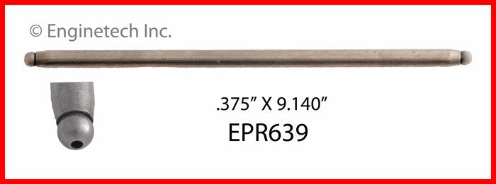 Enginetech EPR639 Engine Push Rod Set for Silverado and Sierra 2500 HD