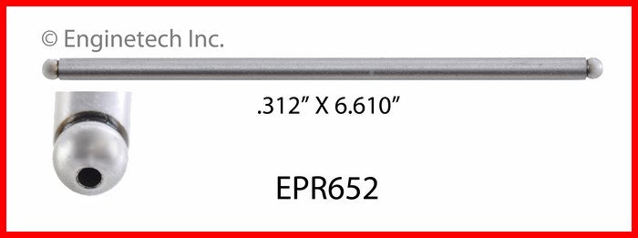 Enginetech EPR652 Engine Push Rod - 4 Pack for Dodge and Chrysler Vehicles