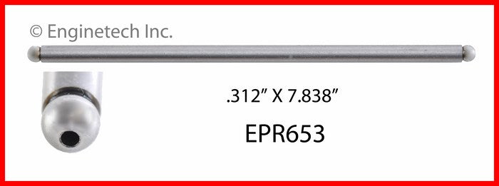Enginetech EPR653 Engine Push Rod Set for Dodge Ram and Chrysler Vehicles
