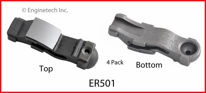 Enginetech ER501 Engine Rocker Arm 4 Pack for Ford and Mercury Engines