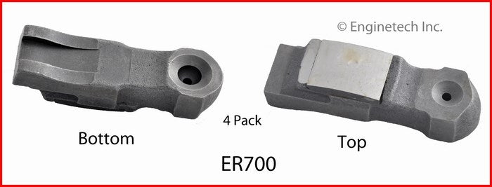 Enginetech ER700 Engine Rocker Arm - 4 Pack for Dodge and Plymouth Engines