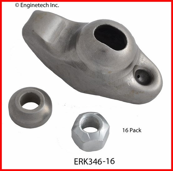 Enginetech ERK346-16 Engine Rocker Arm Kit - 16 Pack for Domestic and Import Engines